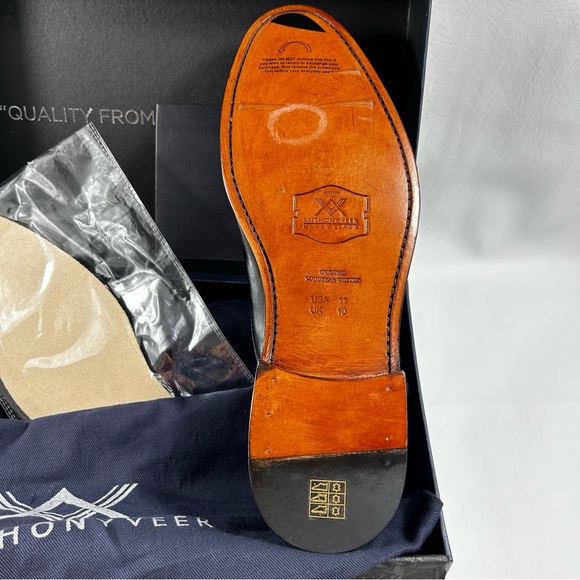 Anthony Veer Clinton Cap Toe Oxford Black 11 D (M) - Picture 7 of 11